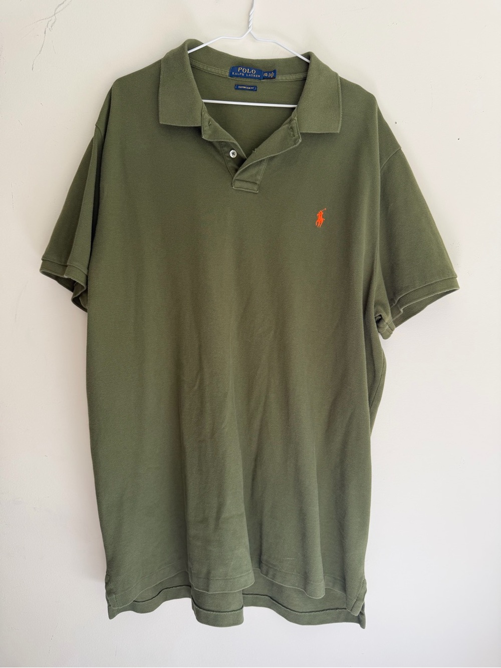 Polo Ralph Lauren Olive Green Polo short sleeve shirt XXL